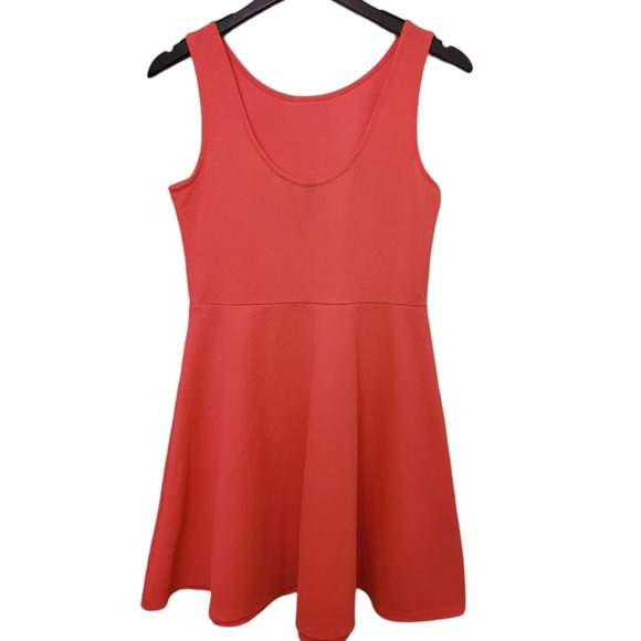 DIVIDED Neon Fit to Flare Skater Dress US 12 - Picture 3 of 4